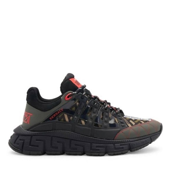 VersaceMen's Trigreca Nylon Sneakers Men's Size 44/11D US